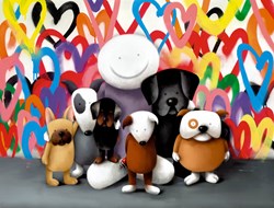 Wall of Love by Doug Hyde - Limited Edition on Paper sized 28x21 inches. Available from Whitewall Galleries